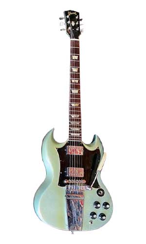Gibson SG Standard refin Pelham Blue / Inverness Green